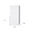 Homeroots 35" White Two Drawer Combo Dresser 534926 - alternate 12