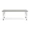 Flash Furniture Commercial Adjustable Height Rectangular Activity Table - Locking Casters-LTGY XU-A3072-REC-LTGRY-T-P-CAS-GG - alternate 8