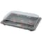 Ecoquality 7.25x5 Inch Black Sushi Tray with Lid, For Sushi, Appetizers and Desserts, 550PK TZ010DL-550 - alternate 1