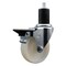 Service Caster 4'' Nylon Swivel 1-3/4'' Expanding Stem Caster with Brake SCC-EX20S414-NYS-PLB-134 - alternate 1
