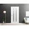 Sartodoors Sliding Closet Bi-fold Doors, Planum 0660 Painted White with Frosted Glass, Sturdy Tracks Moldings PLANUM0660BF-BEM-60 x 84 (2* 30x84) - alternate 3