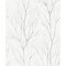 Advantage Diani White Metallic Tree Wallpaper 2979-37260-2 - alternate 1