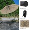 Pure Garden 9-Foot Outdoor Umbrella with Base, Dusty Green 50-LG1042 - alternate 6