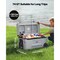Vevor Portable Cooler 74 QT Insulated Wheeled Cooler 120 Can Capacity with Cup Holder HS915 - alternate 8