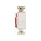 Pass & Seymour Decorator Switch, 20 A, 120/277 VAC, Back Wire, Side Wire Terminal, Light Almond 2623LACC6 - alternate 3