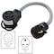Ac Works Electric Vehicle Charging Adapter Cord for Tesla Use 6-30 30A 250V to Tesla EV630MS-018 - alternate 11