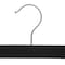 Nahanco 14in Black Rubber Wooden SlimLine Pant/Skirt Hanger w/ Padded Clips, 50PK SL70814RC50 - alternate 3