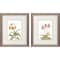 Homeroots Set Of Two Floral Beauty II Silver Framed Wall Art, 2PK 649143 - alternate 4