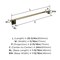 Amerock Mulholland Golden Champagne Traditional 24 in 610 mm Towel Bar BH36024BBZ - alternate 5