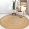 Jonathan Y Harmony Boho Jute Circle Natural 4 ft Round Area Rug RNF110A-4R - alternate 5