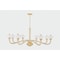 Hudson Valley Lighting St. lawrence 61.75 in. Chandelier Aged Brass 3308-AGB - alternate 7