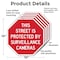 Signmission This Street Is Protected by Surveil, 10 inch X 10 inch, Aluminum Metal Signs, 5PK OC-A-5Pack-10-331 - alternate 5