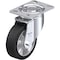 Blickle Swivel Plate Castr, Solid Rbbr, 6", 880 lb. LH-ALEV 150K-16 - alternate 1