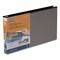 Stride QuickFit Landscape Spreadsheet Round Ring View Binder, 3 Rings, 1in Capacity, 14 x 8.5, Black 95011L - alternate 8