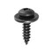 Auveco Phillips Pan Head Tapping Screw Sems M4.2-1.41 x 15mm - Black, 100PK 23841 - alternate 1