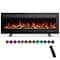 Edendirect 50 in. Wall Mount Electric Fireplace in Black, Sleep Mode, 12H Timer, Adjustable Flame Color and Speed ZR-ZHUMI-QBL-Z50IN-BK - alternate 1