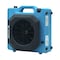 Xpower 650 CFM, 3 Speed Low Profile Air Mover, Floor Fan, Carpet Dryer with Built-in Power Outlets PL-650A - alternate 3