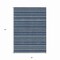 Homeroots 3' X 5' Navy Blue And Mint Green Striped Washable Indoor Outdoor Area Rug 610546 - alternate 9
