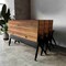 Flash Furniture Davis 72in. x 24in. HD Nesting Table w/Y-Legs, Modesty Panel, 1in. Thick Walnut Tabletop, Blk Frame MT-M7224-Y-LEG-WLNBLK-GG - alternate 10