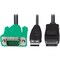 Eaton Tripp Lite Series VGA to DisplayPort and USB-A Adapter Cable Kit for B020-U and B022-U KVM, 6 ft. P778-006-DP - alternate 1