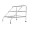Vestil Aluminum Step Stand, 3 Step, Wide, Welded, 3 Steps, 30 Overall Height, Aluminum, Silver SSA-3W - alternate 6