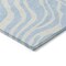 Homeroots 5' X 8' Sky Blue And Ivory Animal Print Washable Indoor Outdoor Area Rug 600655 - alternate 9