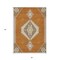 Homeroots 3' X 5' Copper Brown And Ivory Oriental Washable Indoor Outdoor Area Rug 598394 - alternate 7