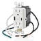 Leviton USBReceptacle, 15A, White, Thermoplastic GUAC1-W - alternate 4