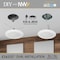 Nuwatt 5/6 Inch LED Disk Lights Can Lights or Surface Mount Disk Downlights, 2700K-5000K, 1100LM, 6PK NW-R-DSK-6-15W-5CT-6P - alternate 9