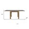 Homeroots 24" Beige Solid Wood Three Drawer Nightstand 651749 - alternate 9