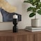 Homeroots 9" Black Metal Tabletop Pillar Candle Holder 608422 - alternate 3
