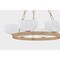 Troy Lighting Caelum 32.25in wide 6 Light Chandelier in Patina Brass F1332-PBR - alternate 6