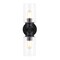 Jonathan Y Jules Edison 16.5" Cylinder 2-Light Iron/Seeded Glass Farmhouse Contemporary LED Wall Sconce, Black JYL7577A - alternate 11