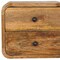 Homeroots 12" Brown Solid Wood Two Drawer Floating Nightstand 712837 - alternate 8