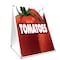 Signmission Tomatoes, 36 Inch x 24 Inch A-frame Yard Sign, Plastic Sign SBC-2436-Tomatoes - alternate 1