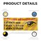 Signmission 3 Causes of Accidents, 18 Inch x 48 Inch, Vinyl Banner B-30450 - alternate 3