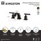 Kingston Brass Widespread Bathroom Faucet with Pop-Up Drain, Oil Rubbed Bronze FSC4685CML - alternate 5