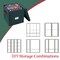 Elf Stor Storage Ornament Box Holiday Organizer Cube with 64 Individual Compartments and Adjustable Dividers 83-DT5022 - alternate 8