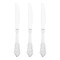Smarty Had A Party Shiny Baroque Silver Plastic Knives (600 Knives), 600PK 7957-SBQ-CASE - alternate 9