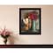 Homeroots Basket and Blossoms Black Framed Print Wall Art 415278 - alternate 4