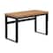 Homeroots Adjustable Brown and Black Wood and Metal Sled Computer Desk 489933 - alternate 5