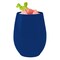 Smarty Had A Party 12 oz Solid Navy Elegant Stemless Plastic Wine Glasses 64 Glasses, 64PK 3712-NV-CASE - alternate 8