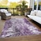 Homeroots 3' X 5' Eggplant Purple And Lavender Abstract Washable Indoor Outdoor Area Rug 582914 - alternate 9