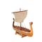 Homeroots 10" Natural Solid Wood Hand Painted Decorative Boat 401869 - alternate 7