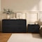 Manhattan Comfort Grace 60" Dresser in Black, 6-Drawer DR009-BK - alternate 5