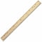 Charles Leonard Economy Wood Ruler, PK48 77120 - alternate 1