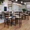 Flash Furniture HERCULES Ladder Back Walnut Wood Restaurant Barstool - Tan Vinyl Seat XU-DGW0005BARLAD-WAL-TNV-GG - alternate 10