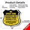 Signmission No Spray Shield Sign No Spray Zone Resid, 12 inch X 12 inch, Aluminum Metal Sign, 2PK SHI-A-2PACK-12-405 - alternate 5
