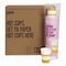 Perk Paper Hot Cups, 8 oz, White/Yellow, 500PK PK45592CT - alternate 1