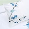Homeroots Blue and White King 100% Cotton 200 Thread Count Washable Duvet Cover Set 528104 - alternate 8
